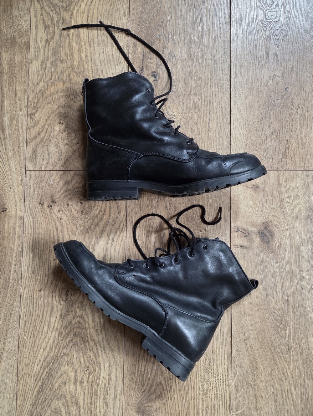 LL Bean Lace-Up Leather Boots